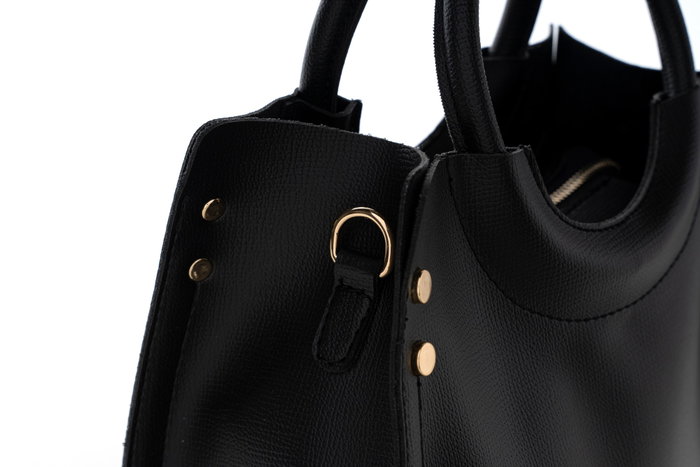 Vince Camuto Bolso Perugia - Black en 100% Cuero de Polivinilo para Mujer, Elegancia y Estilo